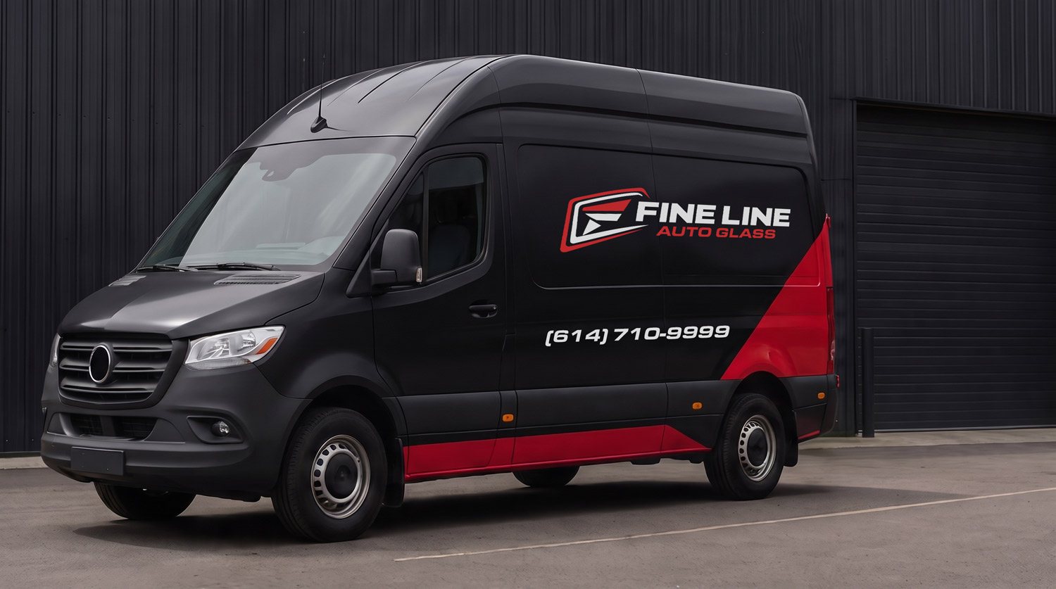 Fine Line Auto Glass mobile service van